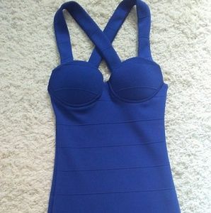 Blue CHARLOTTE RUSSE  bodycon dress